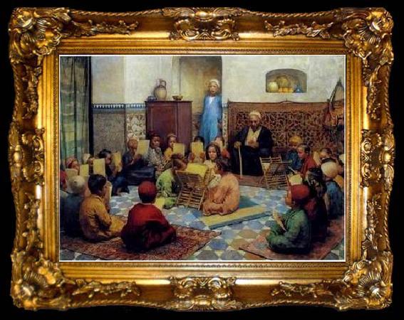 framed  unknow artist Arab or Arabic people and life. Orientalism oil paintings 174, ta009-2